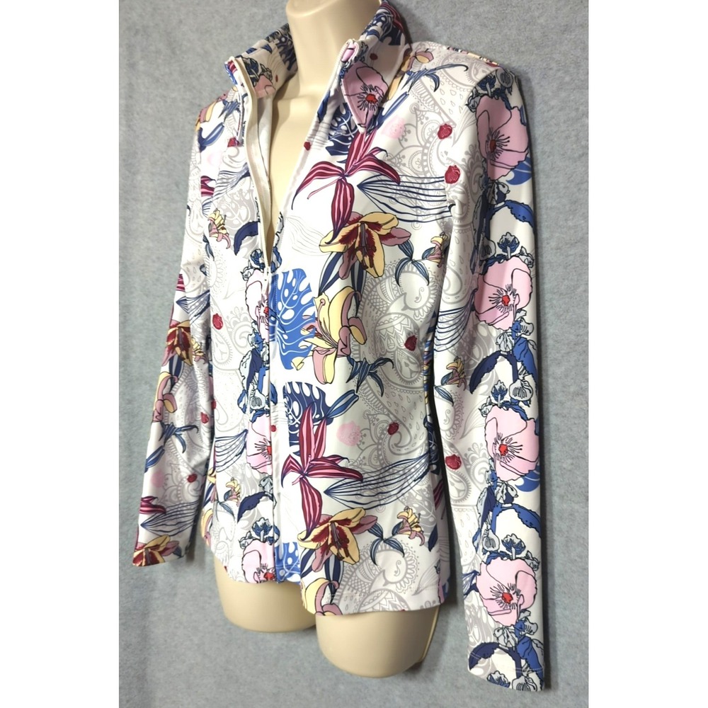 Hobby Horse Limited Edition Western Show Shirt Women M Lilies Rodeo Cowgirl - Picture 2 of 11